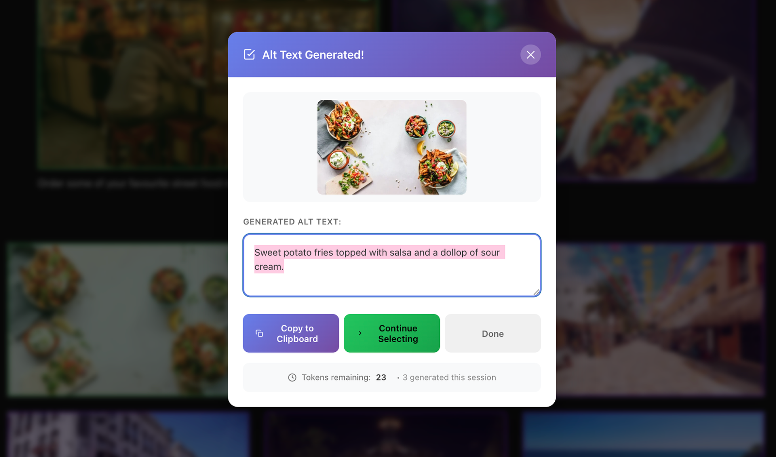 Chrome Extension Visual
